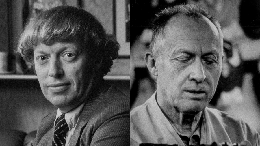 Phil Knight and Bill Bowerman in Nike's archive feature about their 1964 partnership