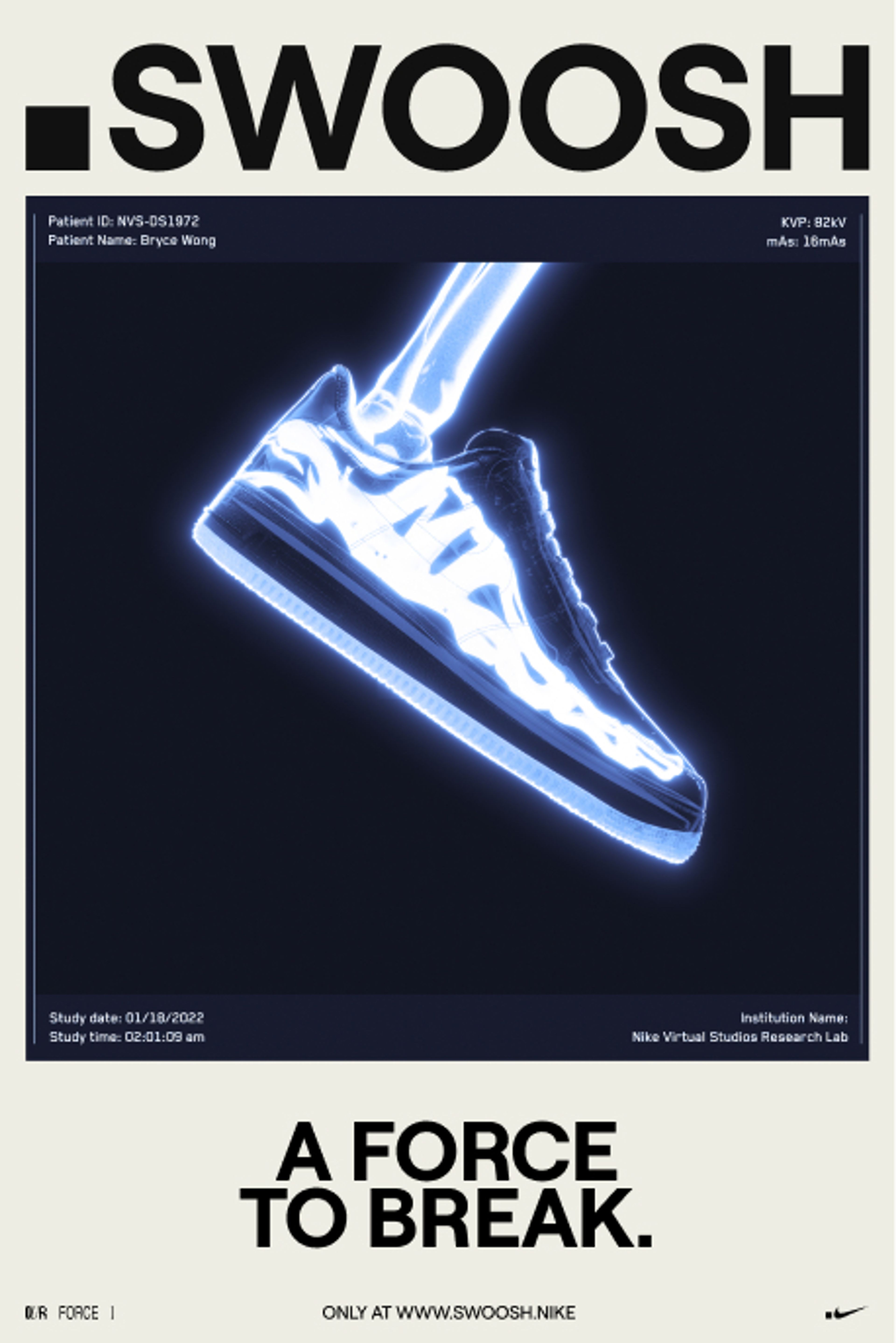 Our Force 1 Poster Skeleton