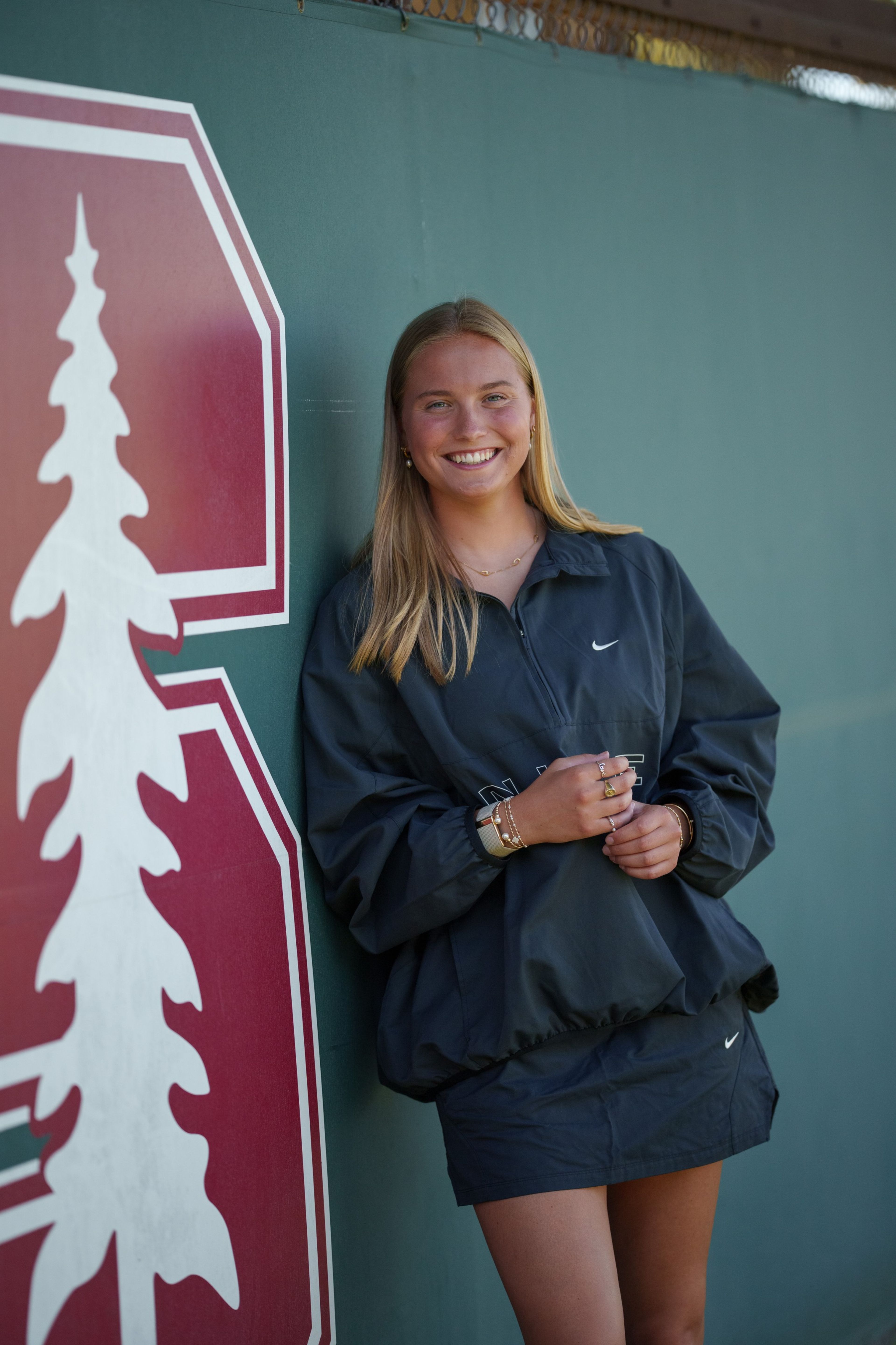 Caroline Birkel, a Stanford University athlete joining Nike’s Blue Ribbon Elite NIL roster.
