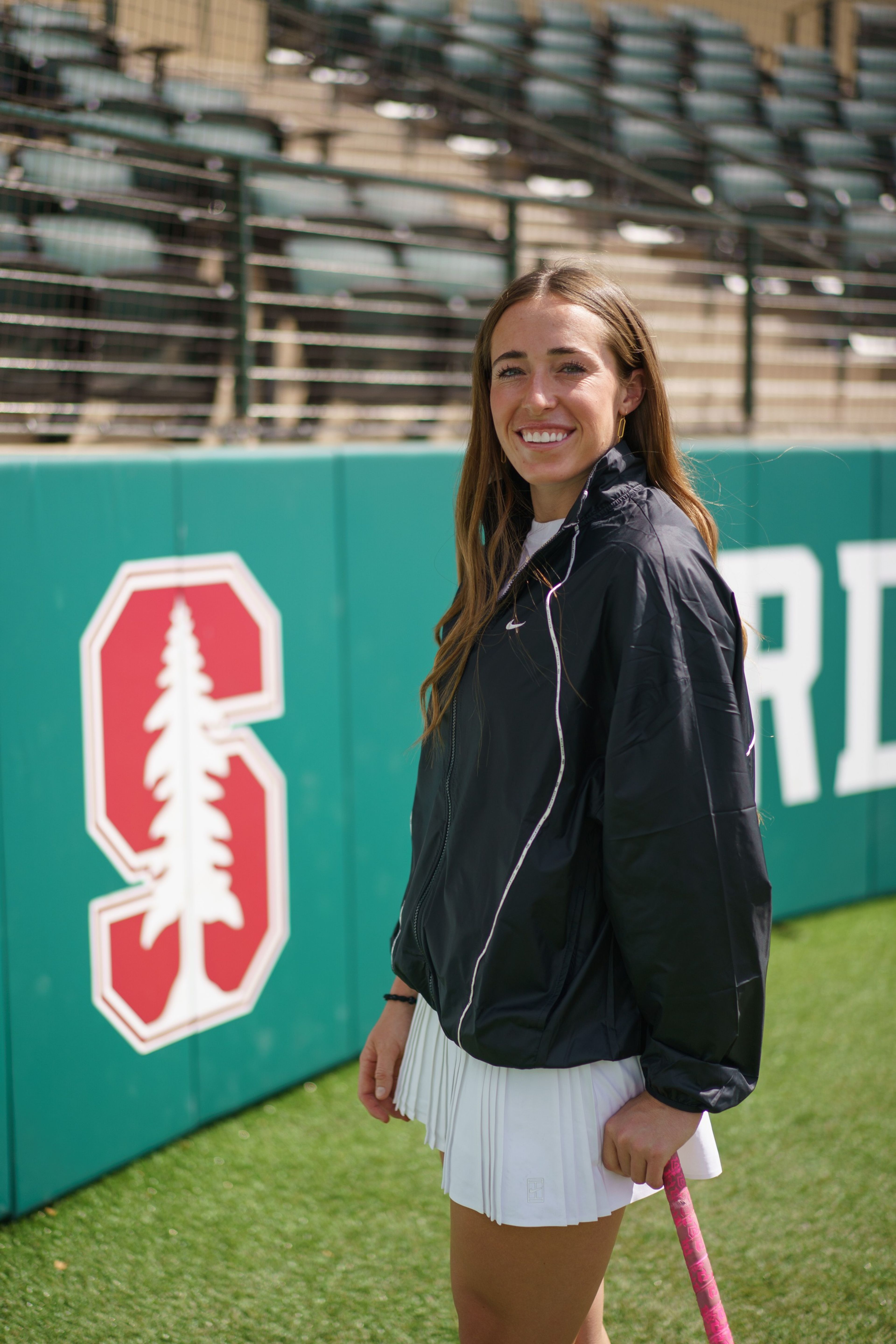 Jade Berry, a Stanford University athlete joining Nike’s Blue Ribbon Elite NIL roster.