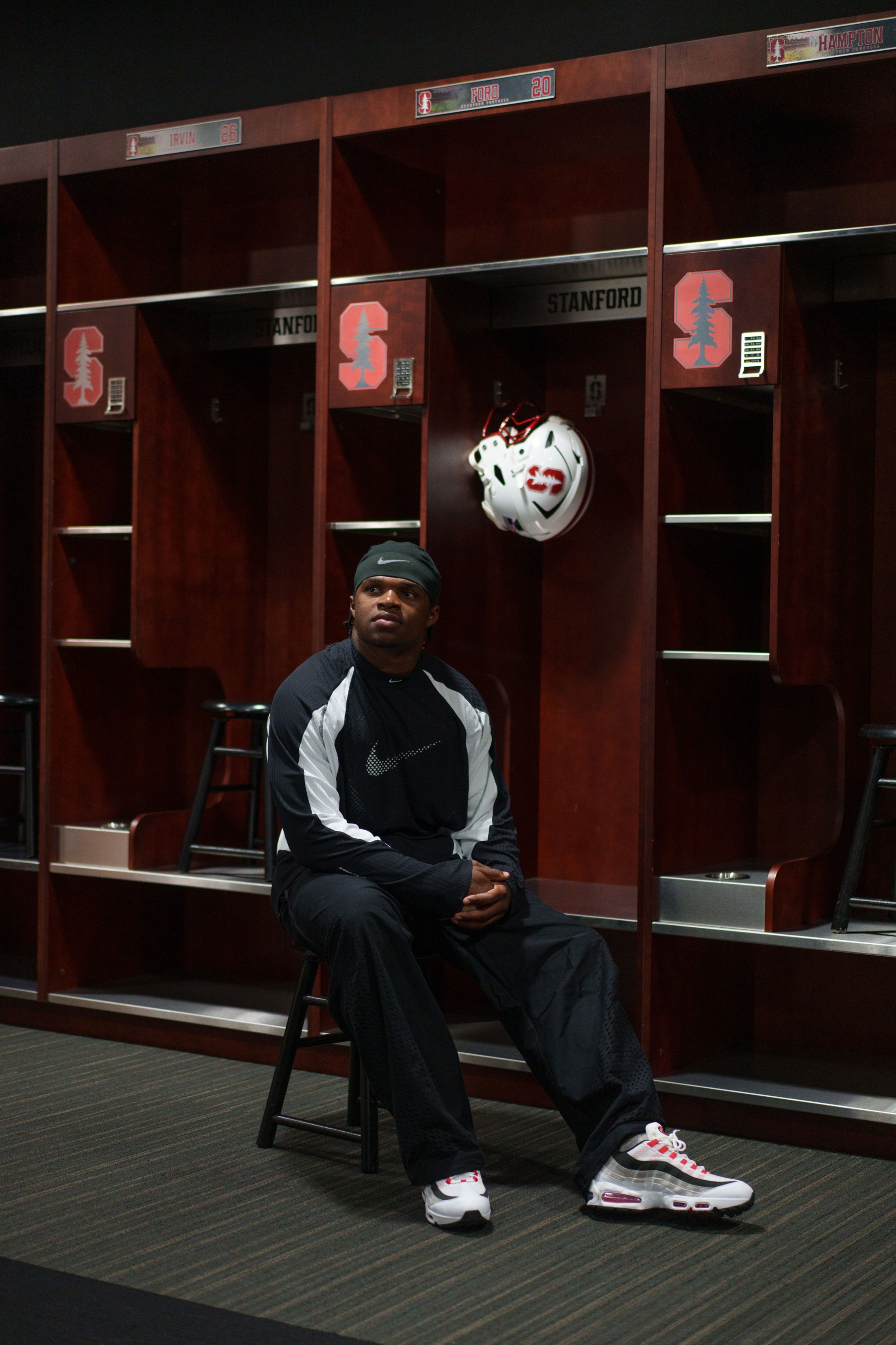 Micah Ford, a Stanford University athlete joining Nike’s Blue Ribbon Elite NIL roster.
