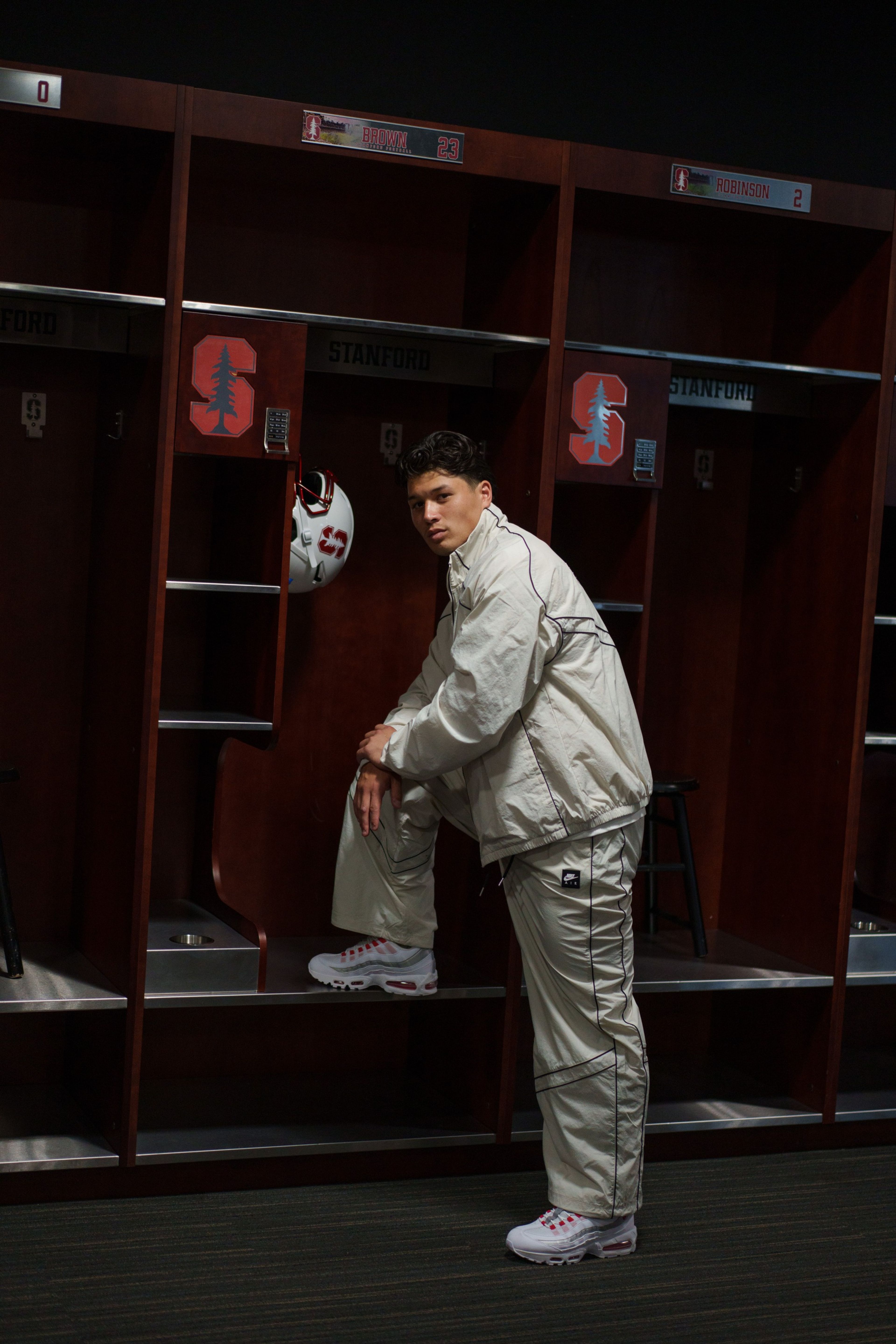 Nico Brown, a Stanford University athlete joining Nike’s Blue Ribbon Elite NIL roster.