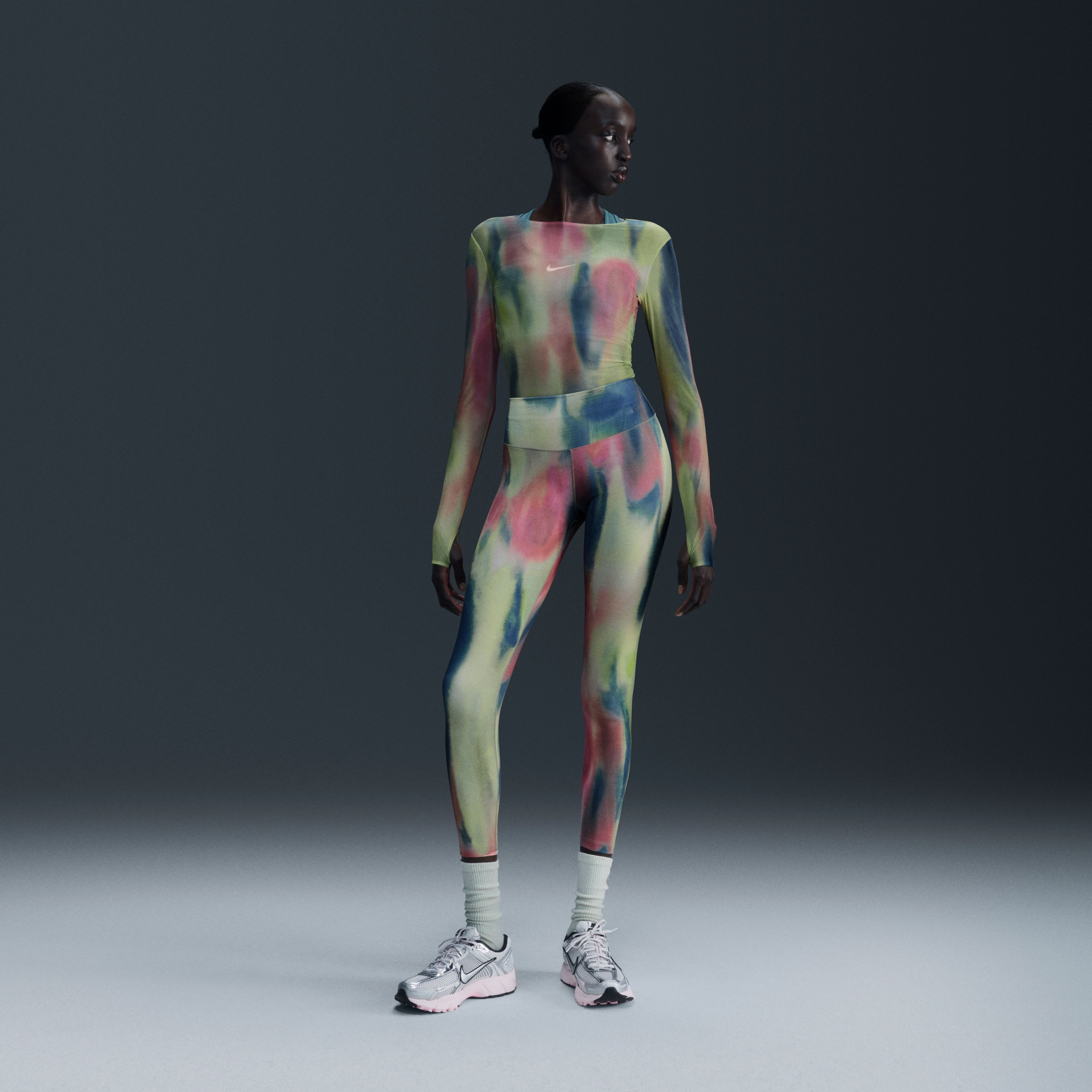 Top and leggings from the Nike Artist Collection.