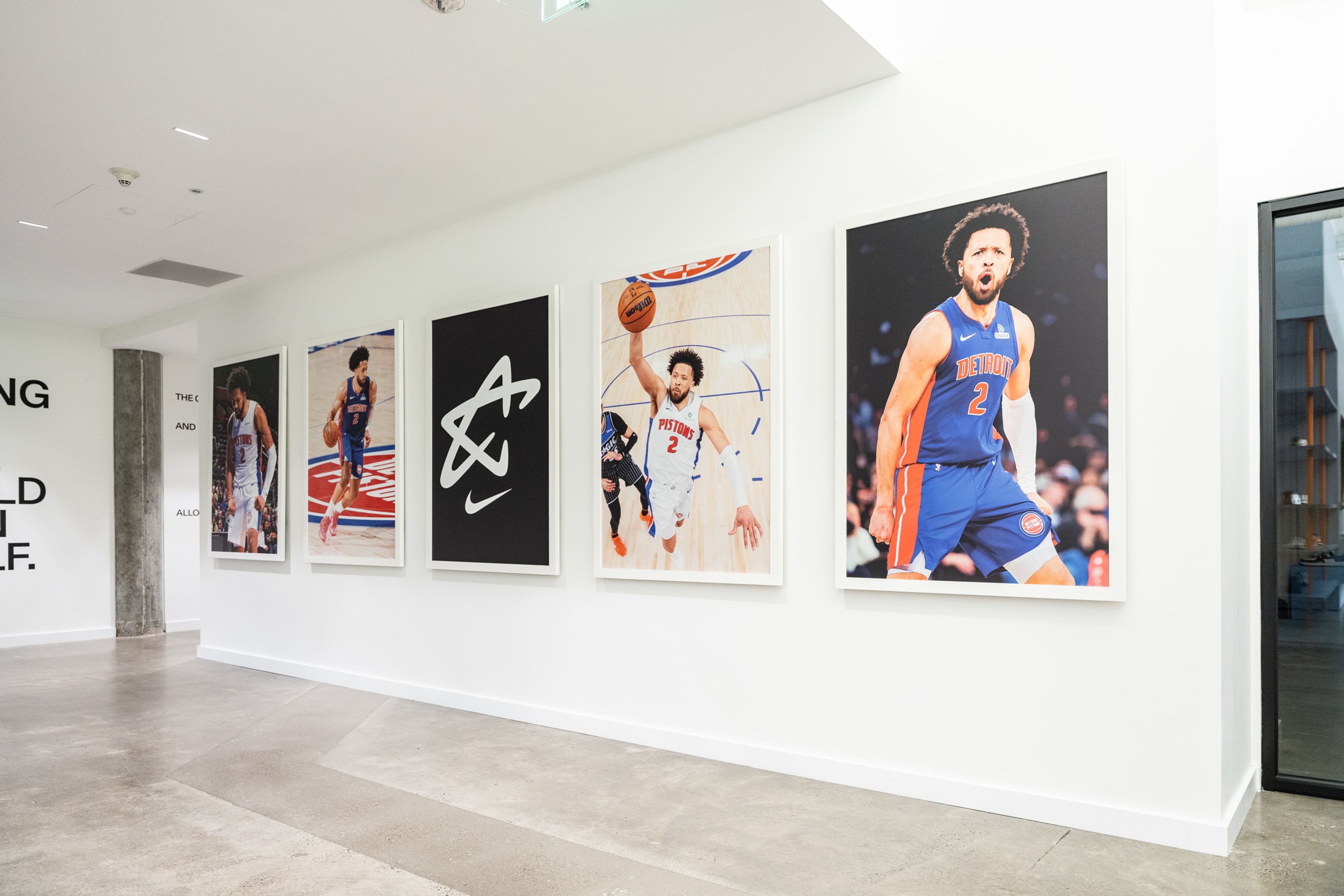 Cade Cunningham grew up idolizing LeBron James and Kevin Durant, playing in their signature shoes as a kid. Now, his signature logo and NBA images hang in the same Nike hallways as his heroes.