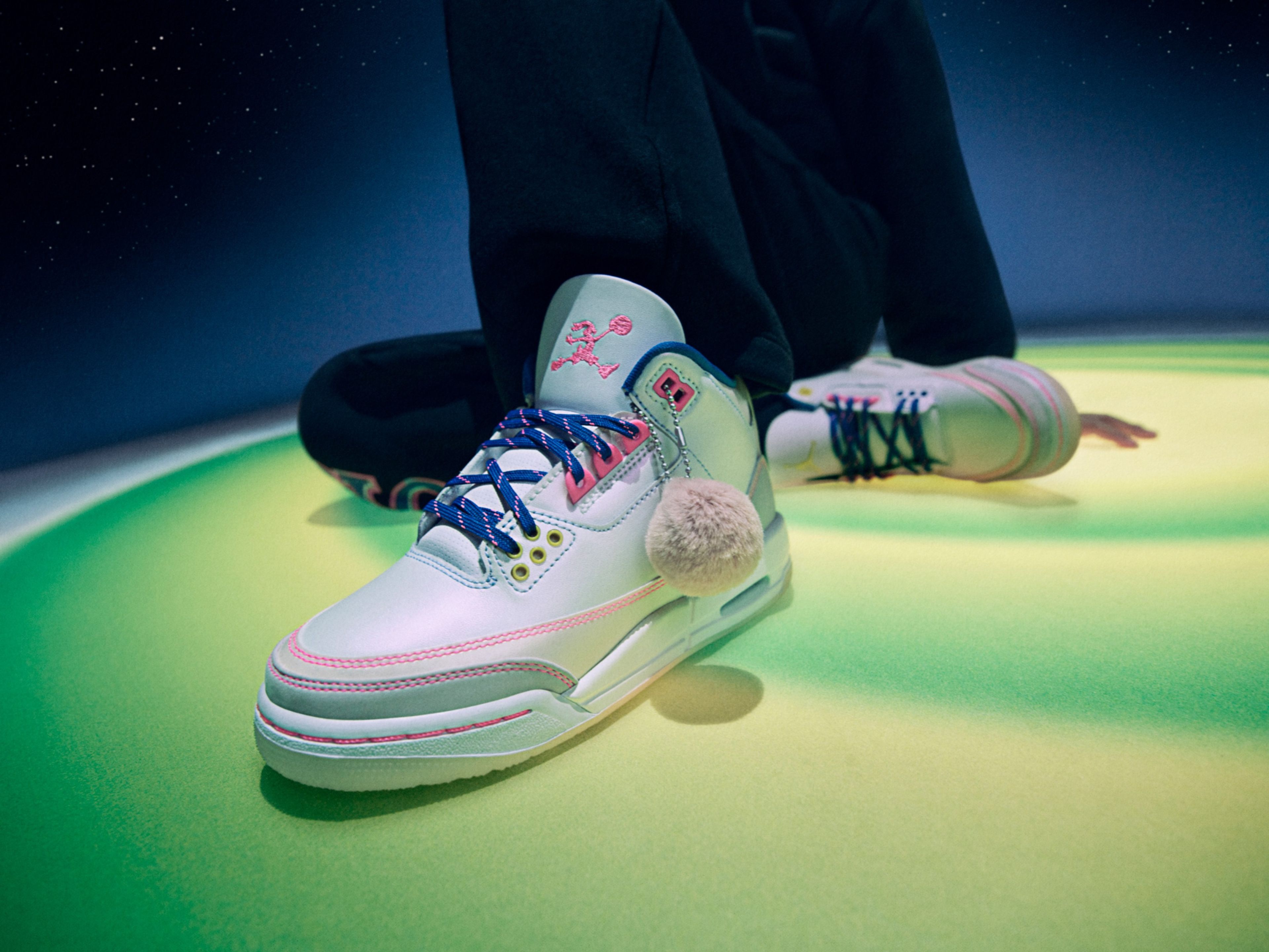 The Jordan Brand x Space Jam footwear collection for kids.