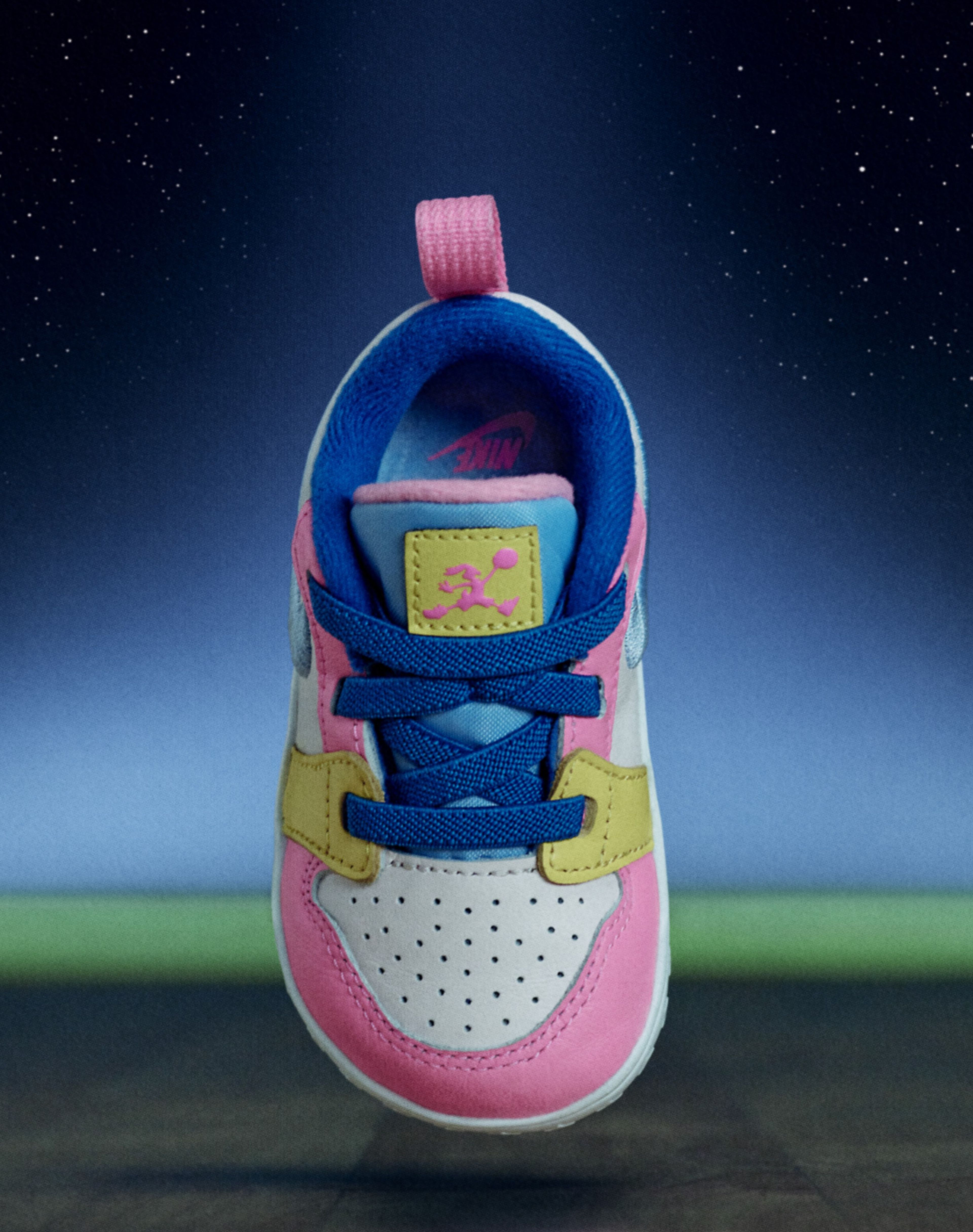 The Jordan Brand x Space Jam footwear collection for kids.