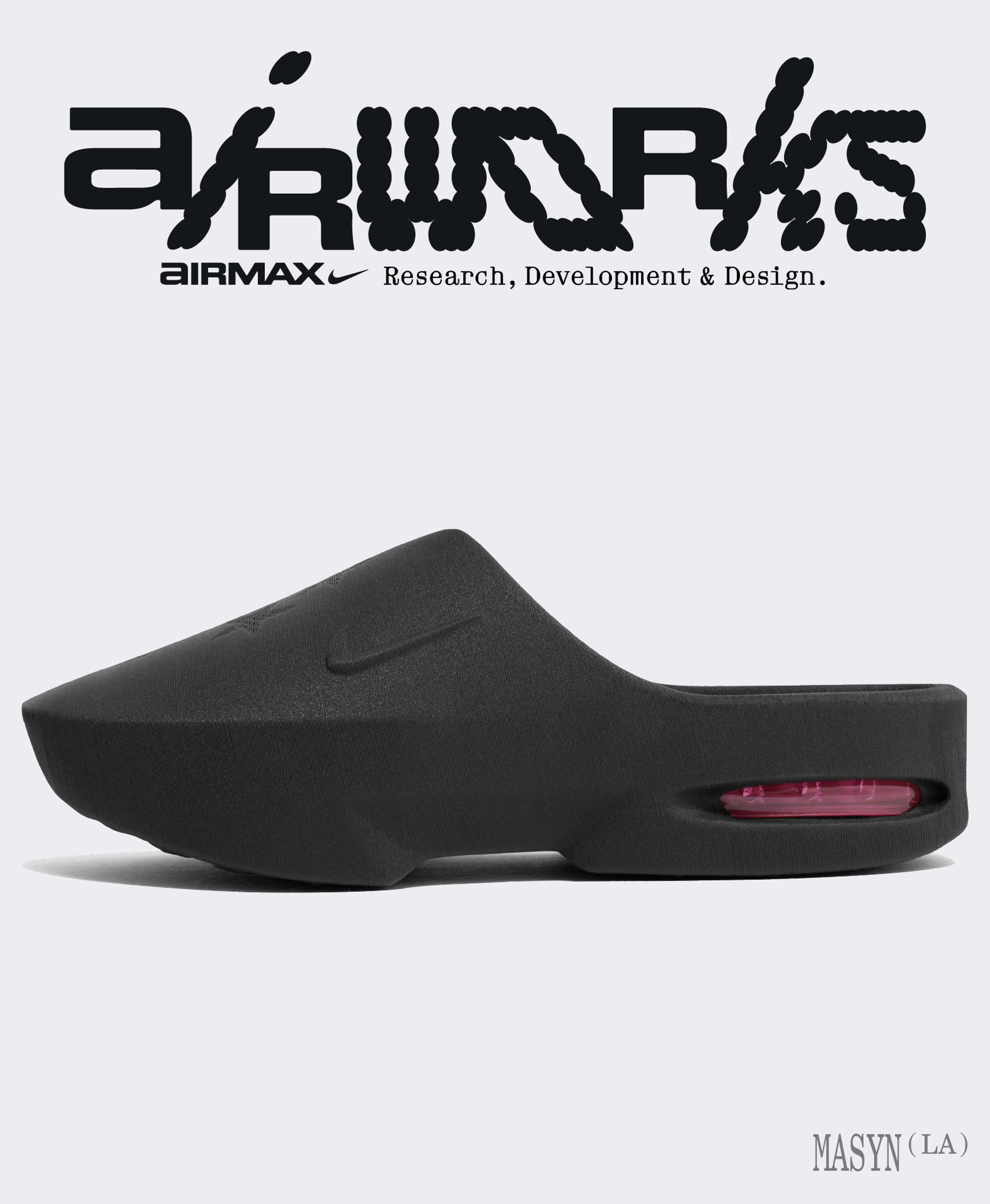 Masyn’s Air Max silhouette.