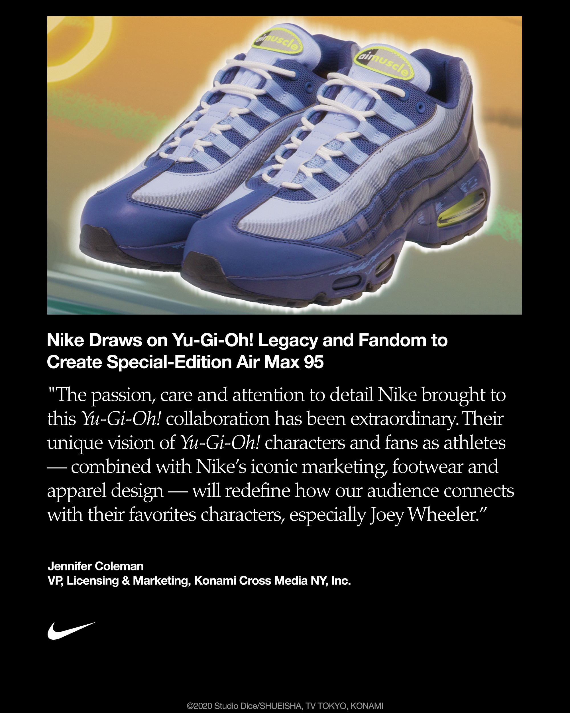 nike x yugioh card First look at the Yu-Gi-Oh! x Nike Air Max 95 Muscle cards These were spotted at San Diego Comic-Con! Nike also dropped a teaser for the collab. How much would you pay for these cards? , Follow